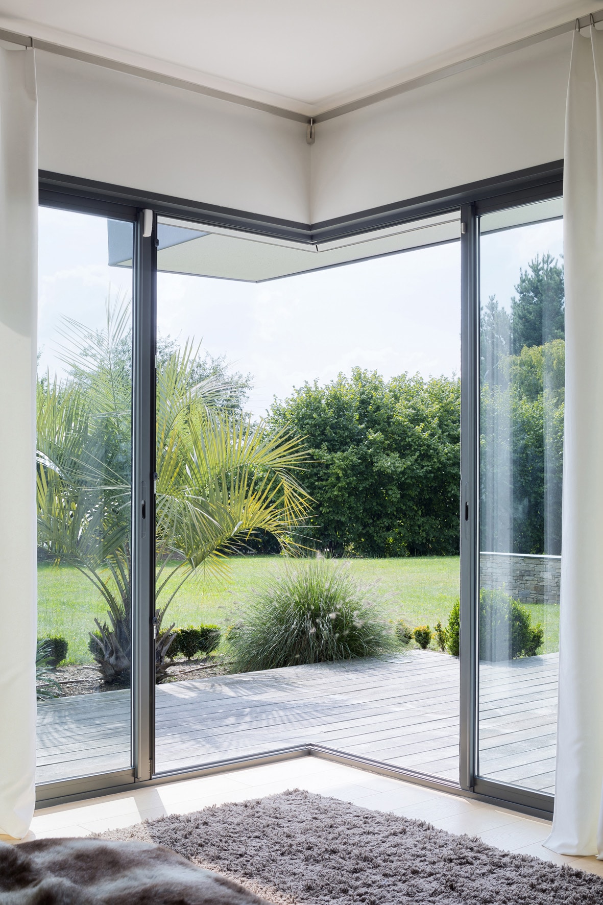 baie galandage aluminium kawneer 1