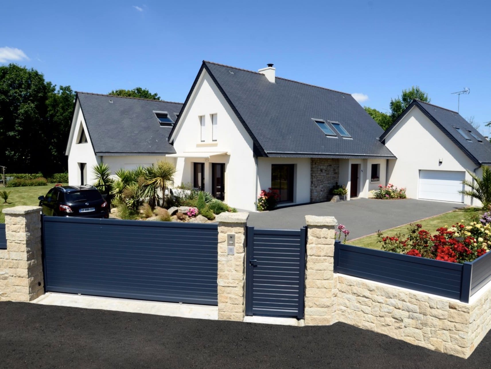 cloture de jardin en alu royan
