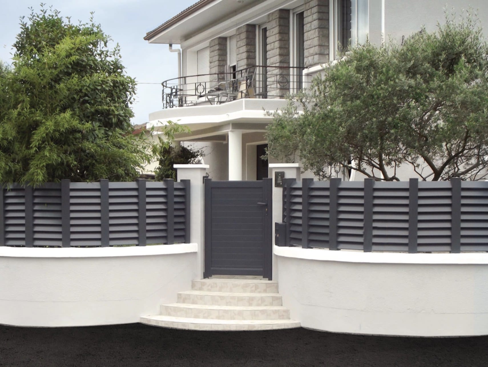 cloture en alu brise vent royan