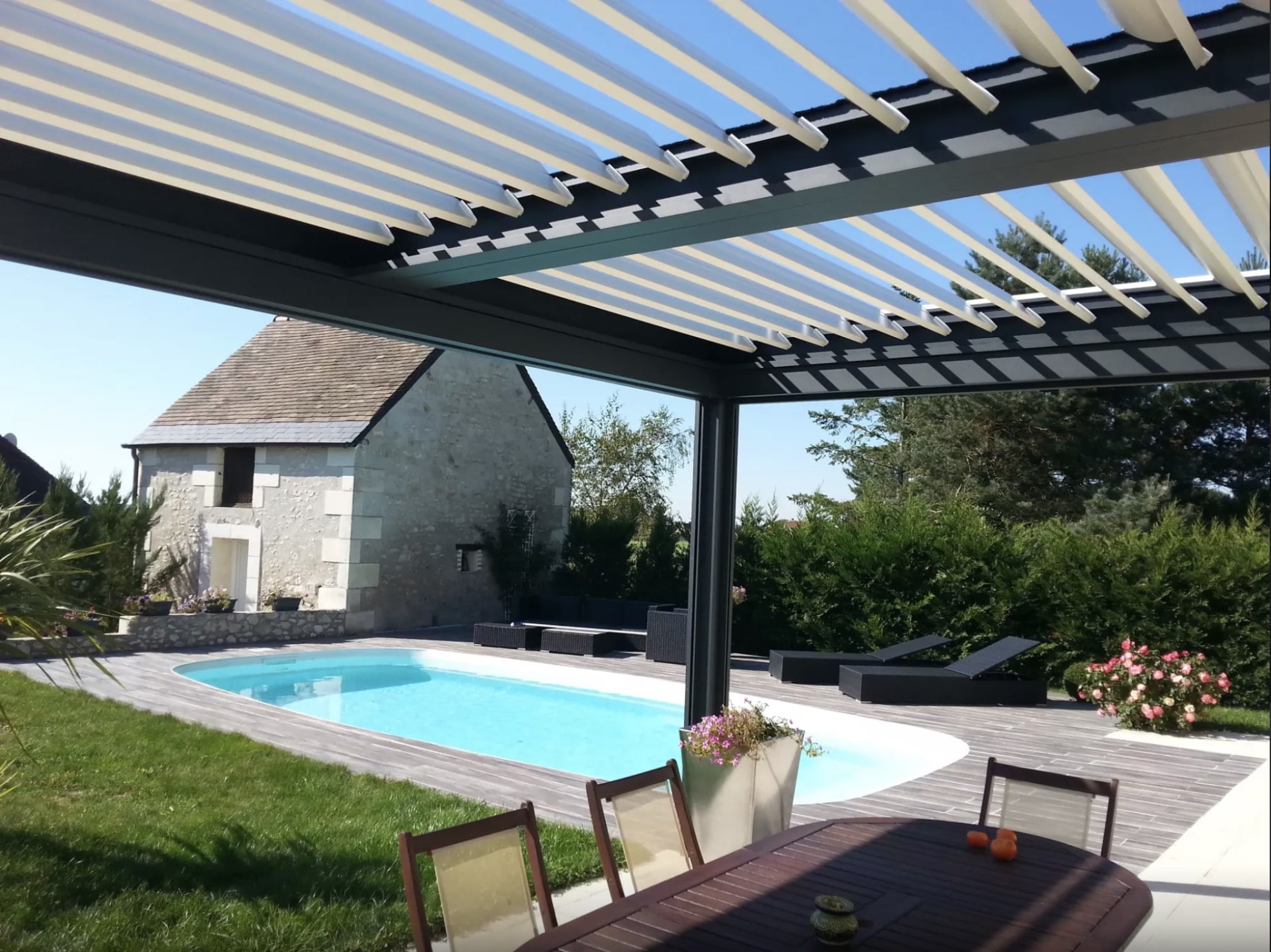 pergola avec lames orientables royan