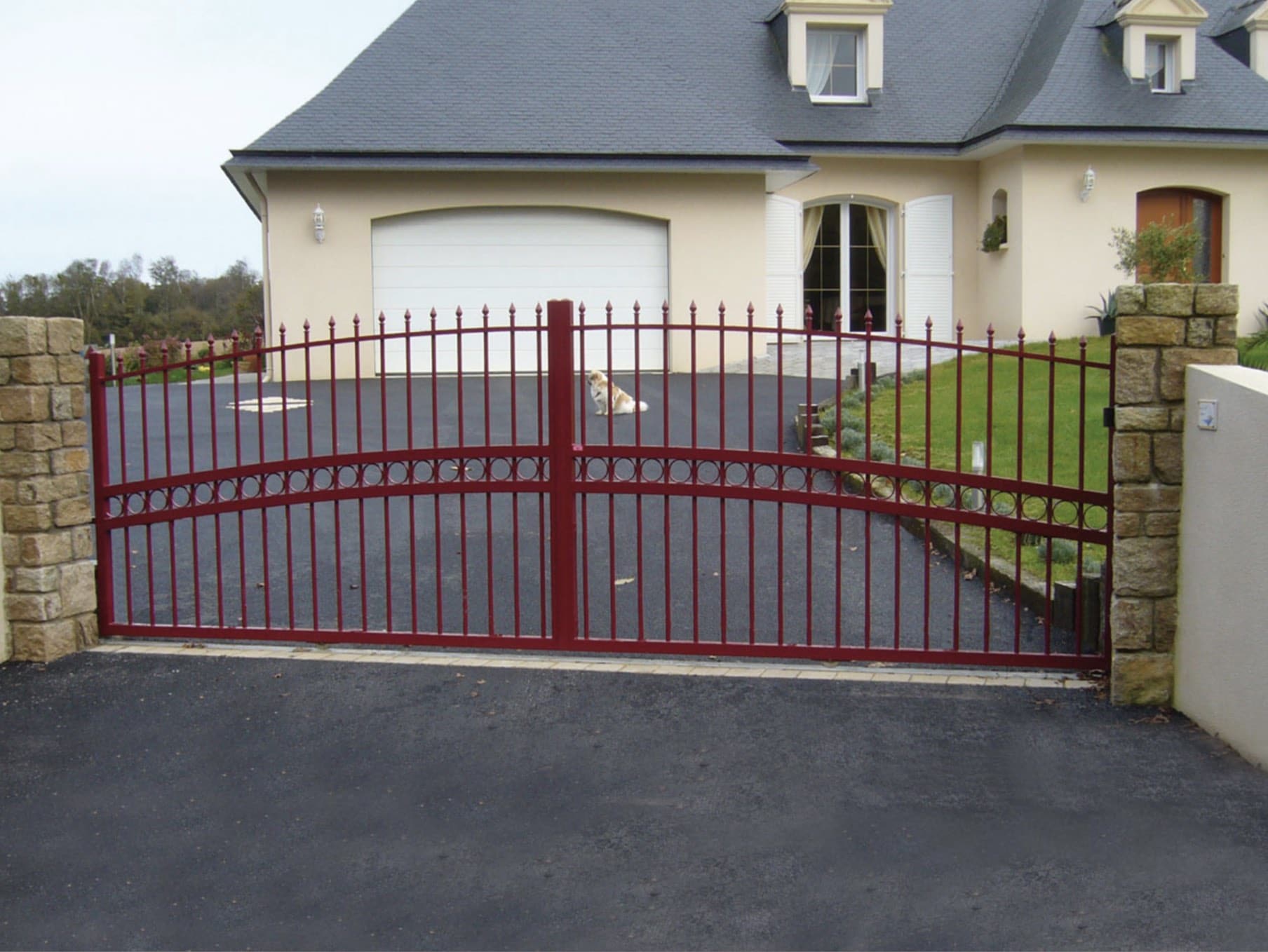 portail battant tradition fer forge royan