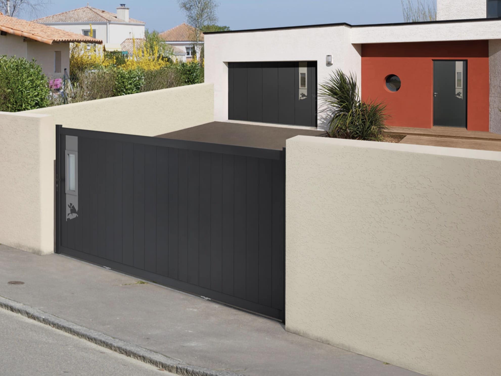 portail coulissant royan alu