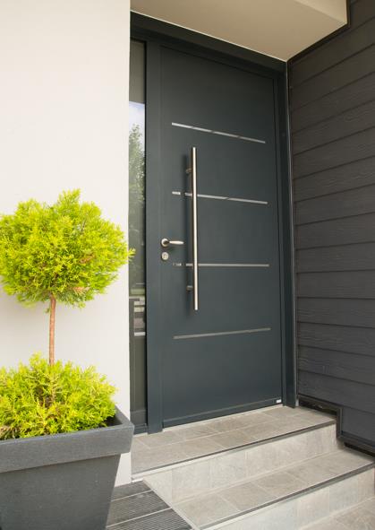 porte dentree barre de tirage alu