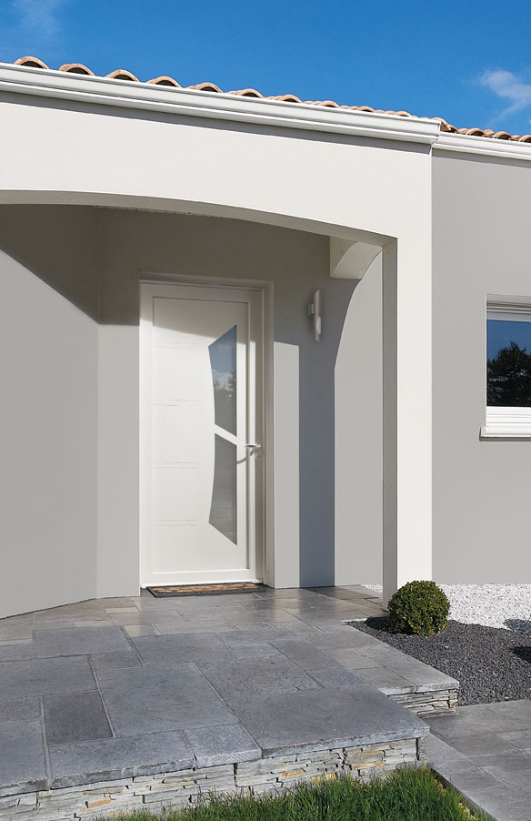 royan milky1 pvc zilten porte entree rosace 72