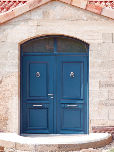 royan odysse alu belm porte entree imposte cintree 72